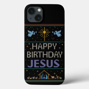 Suéter de Natal Feio - Parabéns, Jesus Purp