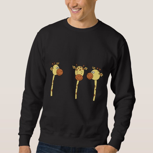 Suéter Desenhos animados de três girafas (Frente)