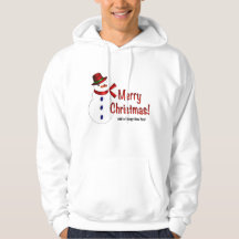 Suéter elegante de chapéu de neve suado feio