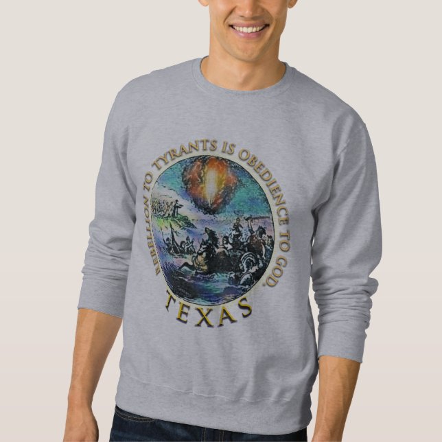 Suéter Estados de rebelião TEXAS (Frente)