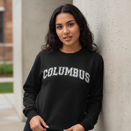 Suéter estilo universidade COLUMBUS América Faculd