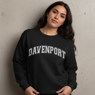 Suéter estilo universidade DAVENPORT América Facul