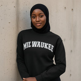 Suéter Estilo Universidade de MILWAUKEE América Fa