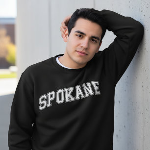Suéter estilo universidade de SPOKANE América Facu