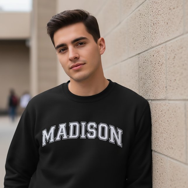 Suéter estilo Universidade MADISON América Faculda (Criador carregado)