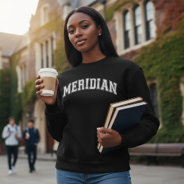 Suéter estilo universidade MERIDIAN América Faculd