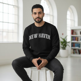 Suéter Estilo Universidade NEW HAVEN