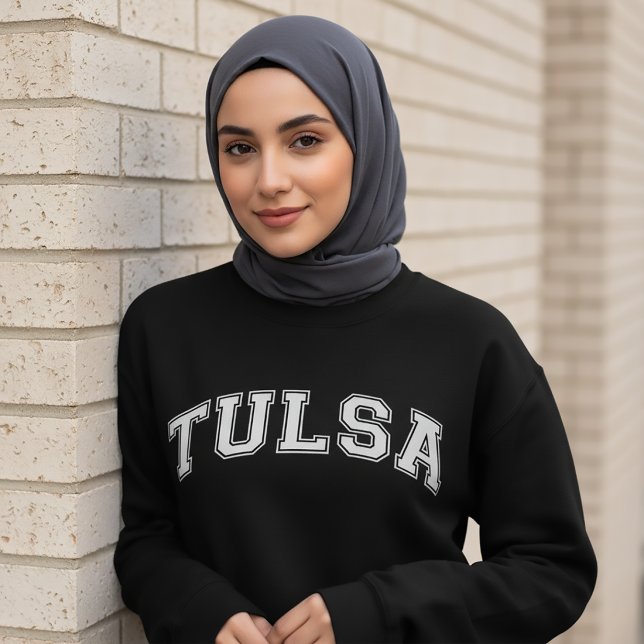 Suéter Estilo Universidade TULSA América Faculdade (Criador carregado)