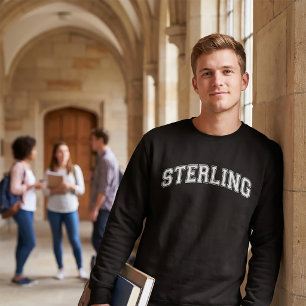 Suéter estilo universitário da STERLING América Fa