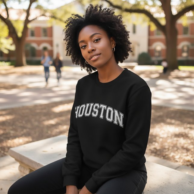 Suéter estilo universitário de HOUSTON America Col (Criador carregado)