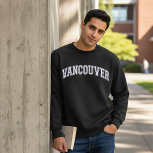Suéter estilo universitário de VANCOUVER América F