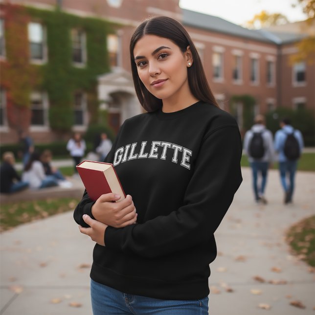 Suéter estilo universitário GILETTE América faculd (Criador carregado)