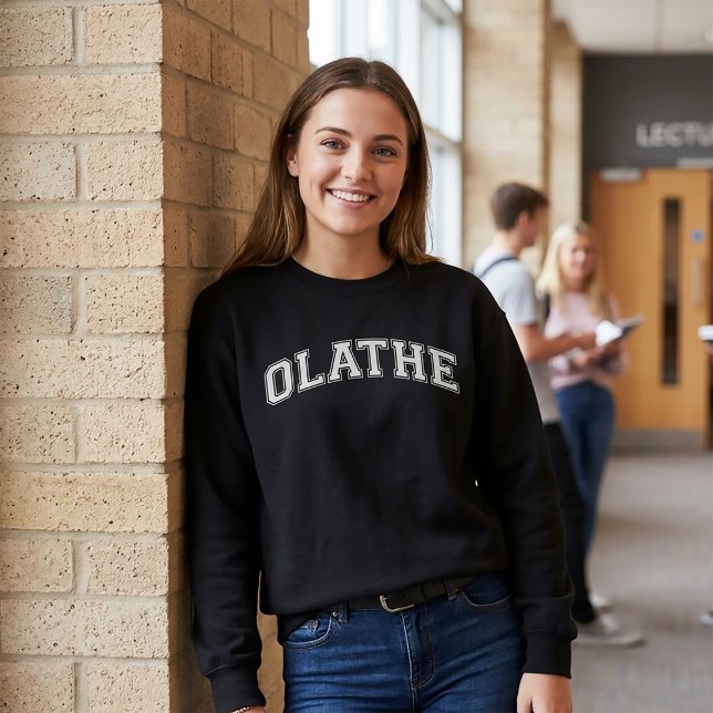Suéter estilo universitário OLATHE América faculda (Criador carregado)