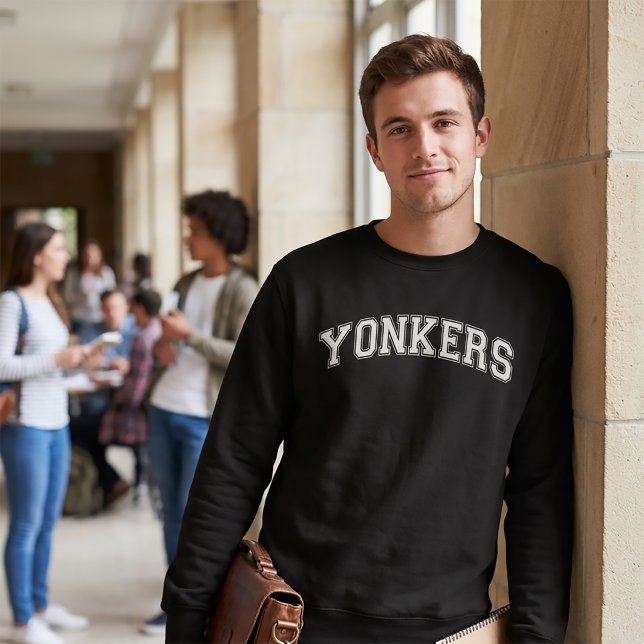 Suéter estilo universitário YONKERS América faculd (Criador carregado)
