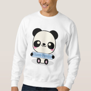 Suéter Eu amo a panda