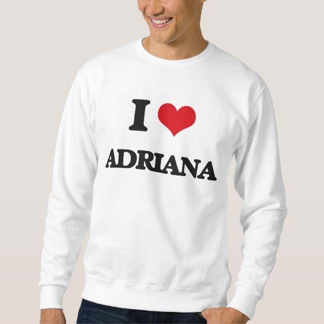 Suéter Eu amo Adriana (Frente)