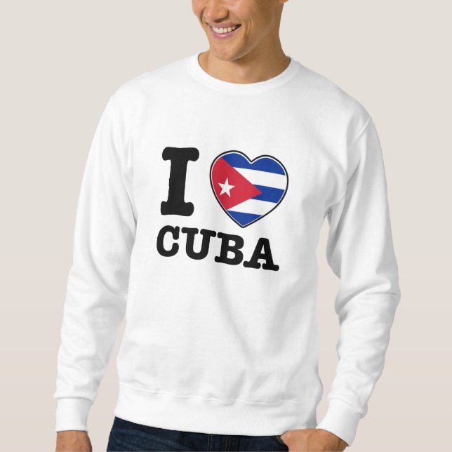 Suéter Eu amo Cuba (Frente)
