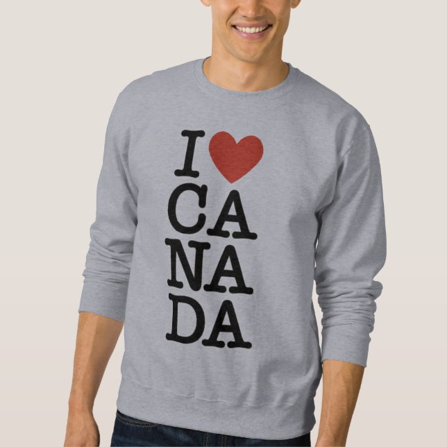 Suéter Eu amo o Canadá (Frente)
