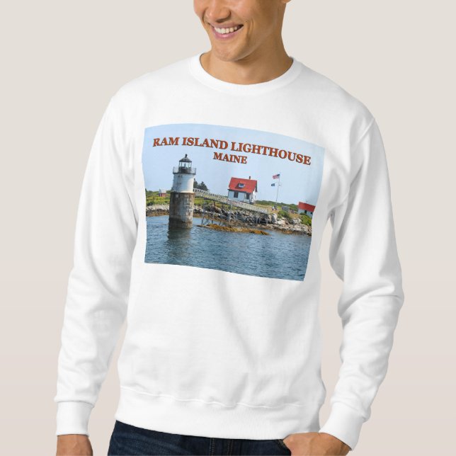 Suéter Farol Ram Island, Maine Sweatshirt (Frente)
