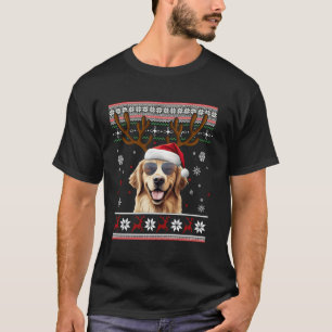 Suéter Feio de Natal Combinando Família Retriever