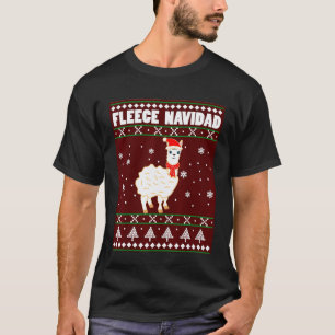 Suéter feio de Natal de lhama Feliz Navidad