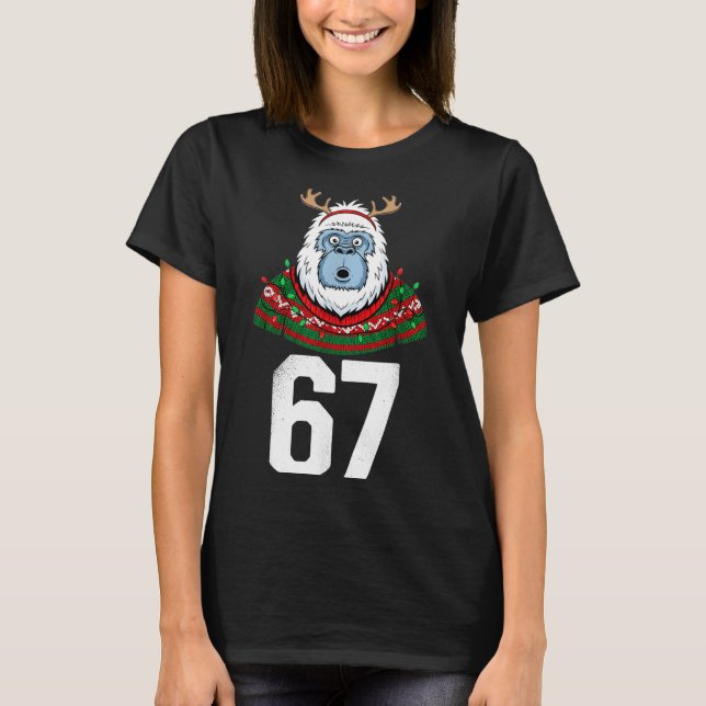 Suéter Feio de Natal Yeti Gorila Rena 67  (Frente)