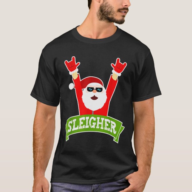 Suéter Feio de Sleigher Natal de Metal Pesado (Frente)