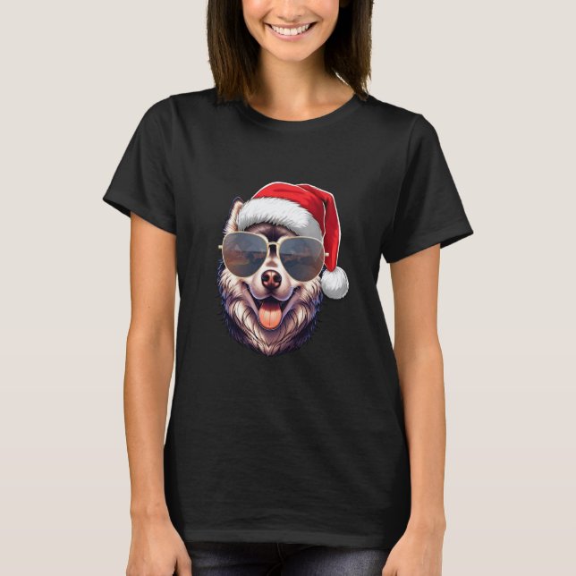 Suéter Feio Divertido Natal Papai Noel Husky Siber (Frente)