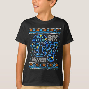 Suéter Feio Festivo de Hanukkah 67 para Homens W