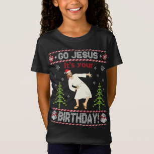 Suéter Feio Jesus É Sua Feliz de aniversário Chr