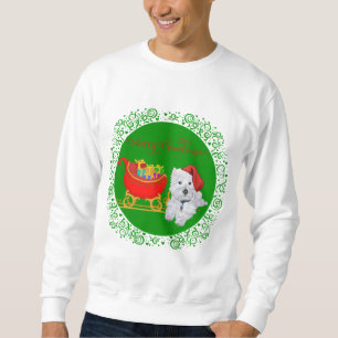 Suéter Feliz Natal Westie