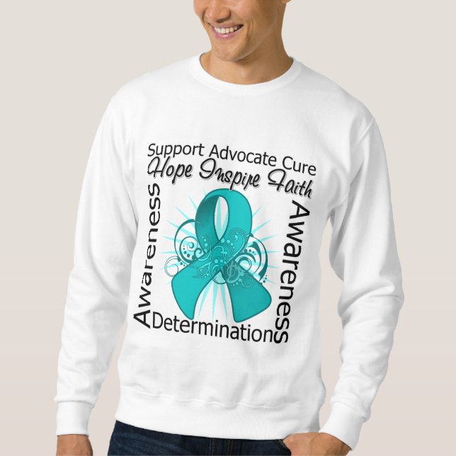 Suéter Fita espiral das inspirações do Scleroderma (Frente)