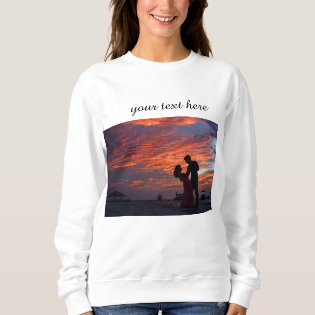 Suéter fotográfico personalizado (Frente)