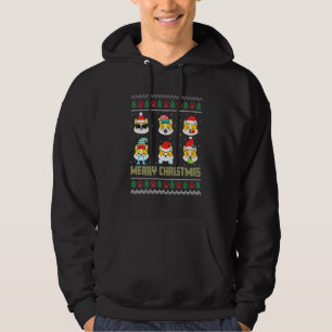 Suéter Galês Corgi Cardigan Fantasia de Natal Cach