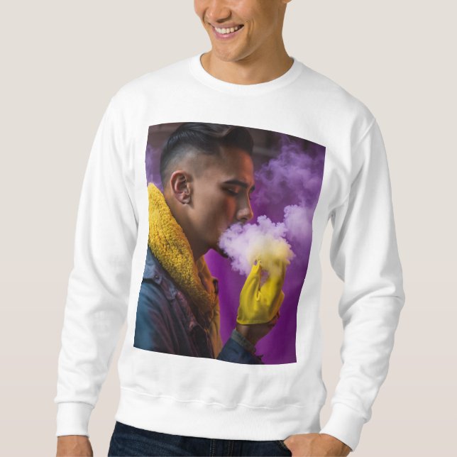 Suéter Gráfico Negrito | Pullover de Streetwear pa (Frente)