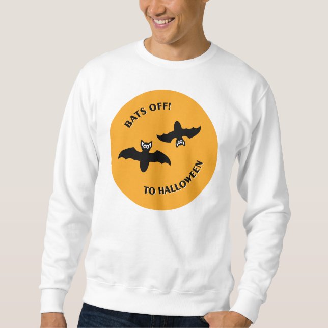 Suéter Halloween Bats Orange (Frente)