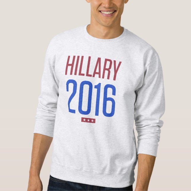 Suéter Hillary Clinton para o presidente 2016 (Frente)