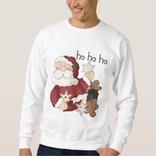 Suéter Ho Ho Ho t-shirt e presentes do papai noel
