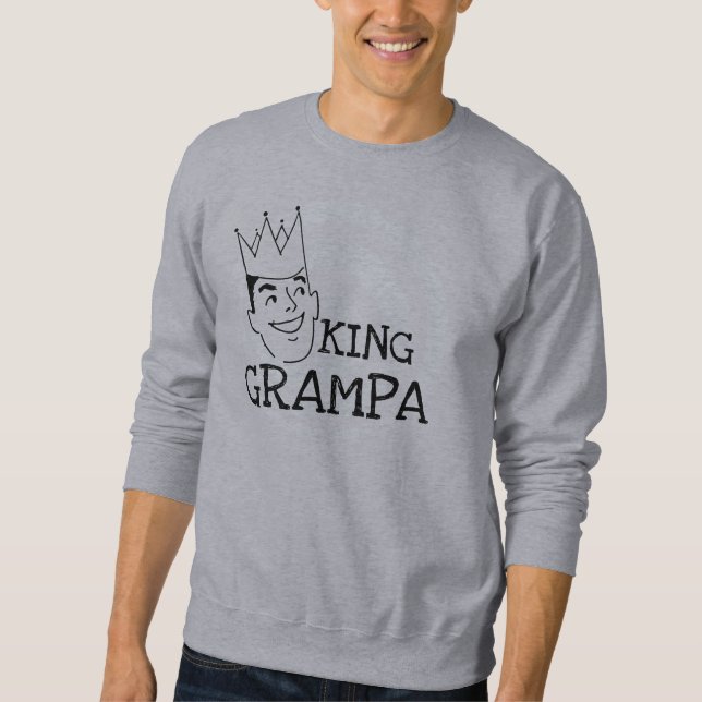 Suéter King Grampa T-shirts e presentes (Frente)