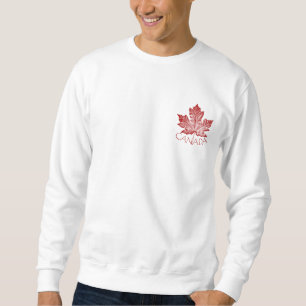 Suéter Legal Canadá - Leaf Souvenir, Retrô Mapeador de 
