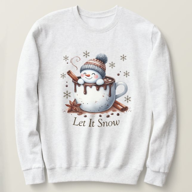 Suéter Let It Snow (Frente do Design)
