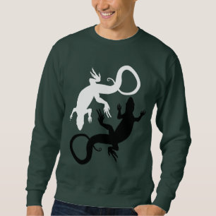 Suéter Lizard Art Sweatshirt Réptil Shirts Lizard Gifts