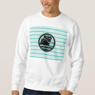 Suéter Lt Blue White Strike Black Cruise Ship NMaritime