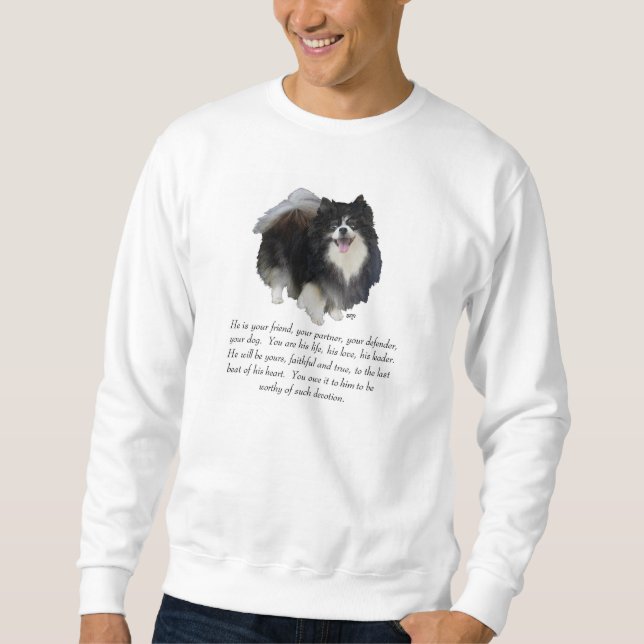 Suéter Macho de Recordação da Pomerânia (Frente)