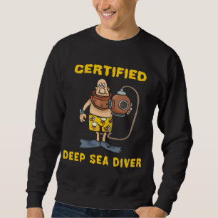 Suéter Mergulhador certificado do mar profundo