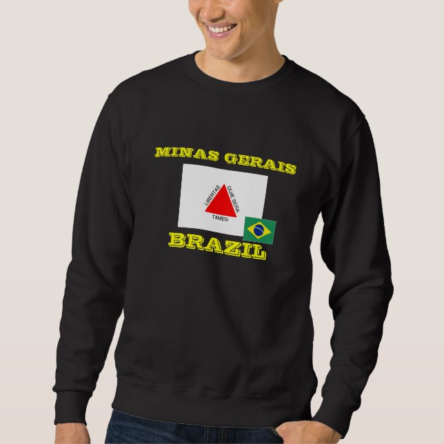 Suéter Minas Gerais, camisola de Brasil (Frente)