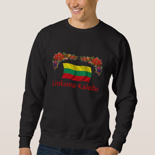 Suéter Natal de Lithuania (Frente)