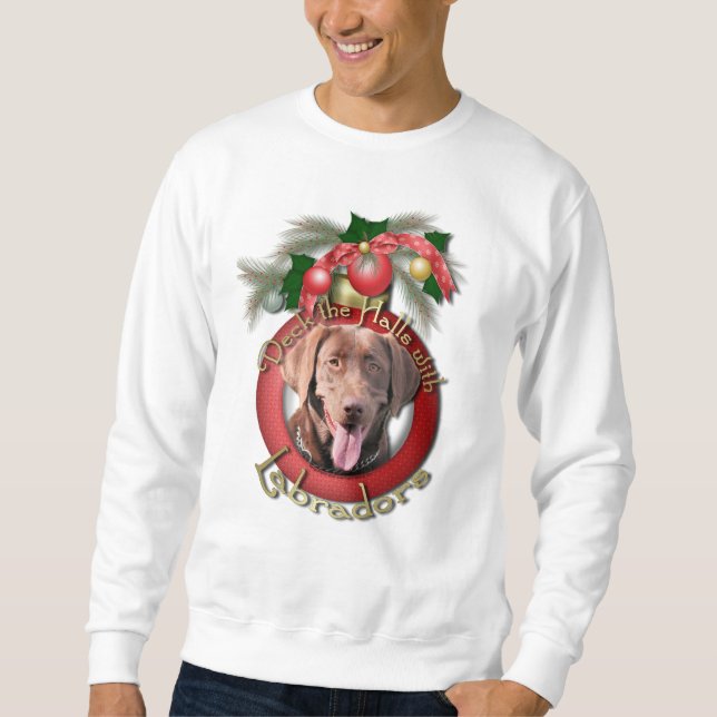Suéter Natal - plataforma os salões - Labradors - (Frente)