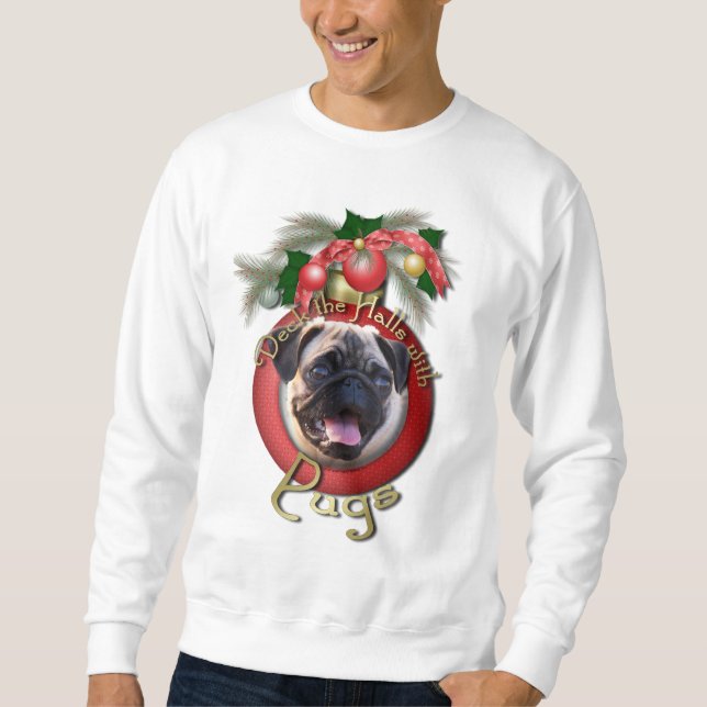 Suéter Natal - plataforma os salões - Pugs (Frente)
