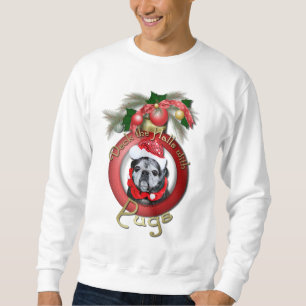 Suéter Natal - plataforma os salões - Pugs - anjo